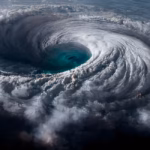 Aerial-view-of-a-hurricane
